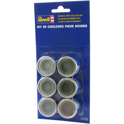 Revell Model 32343 - Enamel Paint Set - Aircraft Colors - Model Paint Revell Model 32343 - Enamel Paint Set - Aircraft Colors - Model Paint
