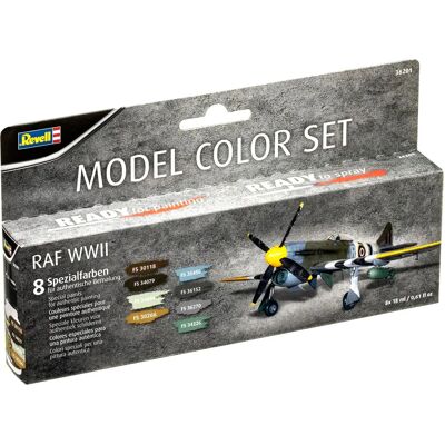 Revell Model Color RAF WWII - Acrylic - 8x17ml - Model Paint Set Revell Model Color RAF WWII - Acrylic - 8x17ml - Model Paint Set