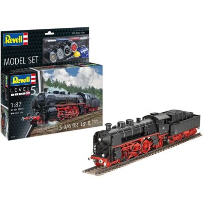 Zestaw modeli kolejowych Revell S 3/6 BR 18(5) - Tender Zestaw modeli kolejowych Revell S 3/6 BR 18(5) - Tender