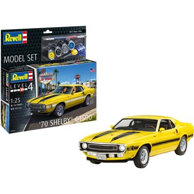 Revell Shelby Mustang GT500 Modellbausatz - 1:25 Skala - Klassisches Auto Revell Shelby Mustang GT500 Modellbausatz - 1:25 Skala - Klassisches Auto
