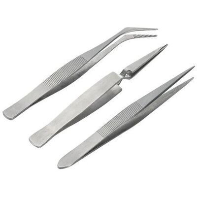 Revell Modelltillbehör - Set med 3 Pincetter - Verktyg för Modeller Revell Modelltillbehör - Set med 3 Pincetter - Verktyg för Modeller