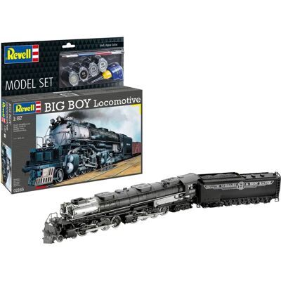 Revell Big Boy Zestaw Modeli Lokomotywy - Parowóz - Skala 1:87 Revell Big Boy Zestaw Modeli Lokomotywy - Parowóz - Skala 1:87