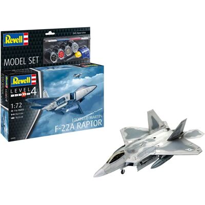 Revell F-22A Raptor Maquette - Avion détaillé - 1:72 - Publicité Revell F-22A Raptor Maquette - Avion détaillé - 1:72 - Publicité