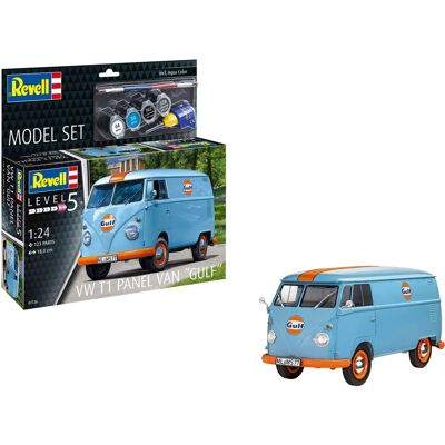 Revell Gulf VW T1 Zestaw Modelarski - Skala 1:24, Szczegółowy, Wyzwanie Revell Gulf VW T1 Zestaw Modelarski - Skala 1:24, Szczegółowy, Wyzwanie