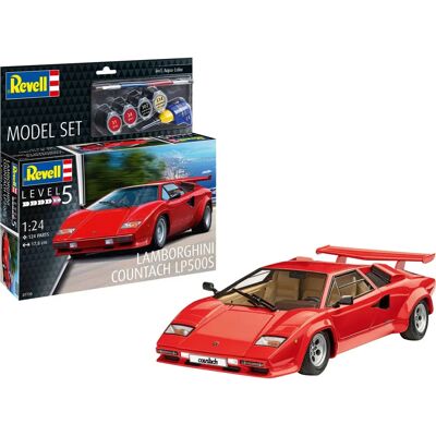 Sada modelů Lamborghini Countach LP500S Revell - Měřítko 1:24 Sada modelů Lamborghini Countach LP500S Revell - Měřítko 1:24