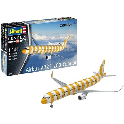 Revell A321-200 Condor Zestaw Modelarski - Skala 1:144 Revell A321-200 Condor Zestaw Modelarski - Skala 1:144
