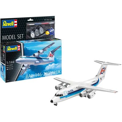 Revell BAe 146 (RJ85) Model Kit - 1:144 Scale - 63 Parts Revell BAe 146 (RJ85) Model Kit - 1:144 Scale - 63 Parts