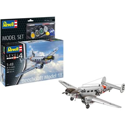 Revell Beechcraft 18 Model Kit - Historical Versions - 1:48 Revell Beechcraft 18 Model Kit - Historical Versions - 1:48