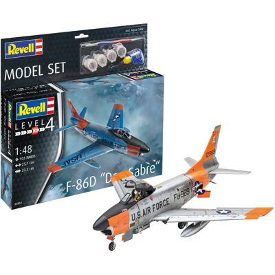 Revell F-86D Dog Sabre Model Kit - Scale 1:48 - Aircraft Revell F-86D Dog Sabre Model Kit - Scale 1:48 - Aircraft