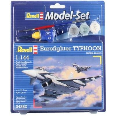 Revell Eurofighter Typhoon Model - Zestaw 63 elementów - Skala 1:144 Revell Eurofighter Typhoon Model - Zestaw 63 elementów - Skala 1:144