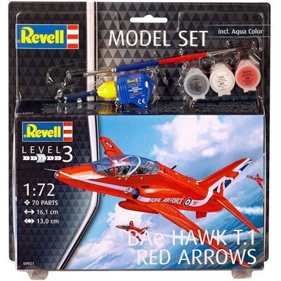 Revell BAe Hawk T.1 Red Arrows Model Set - Aircraft Kit Revell BAe Hawk T.1 Red Arrows Model Set - Aircraft Kit