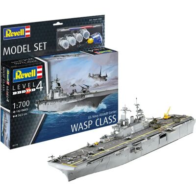 Revell Modellbausatz Assault Carrier USS Wasp Klasse 1:700 Revell Modellbausatz Assault Carrier USS Wasp Klasse 1:700