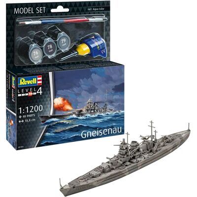 Revell Gneisenau 1:1200 Modellkészlet - Csatahajó Revell Gneisenau 1:1200 Modellkészlet - Csatahajó