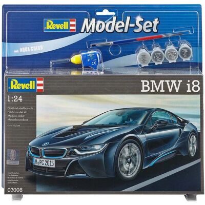 Revell BMW i8 Model Set - 1:24 Schaal Auto Kit Revell BMW i8 Model Set - 1:24 Schaal Auto Kit
