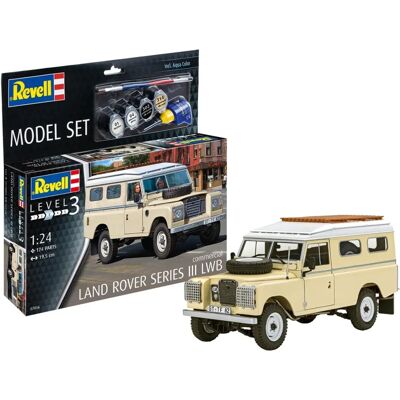 Revell Land Rover Series III LWB 1:24 Kit Modèle - Véhicule tout-terrain - Publicité Revell Land Rover Series III LWB 1:24 Kit Modèle - Véhicule tout-terrain - Publicité