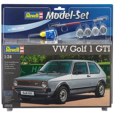 Kit de modelo VW Golf 1 GTI - Escala 1:24 - Revell Kit de modelo VW Golf 1 GTI - Escala 1:24 - Revell