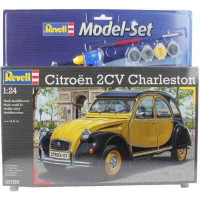 Revell Juego de Modelo Citroen 2CV - 1:24 - Kit de coche Revell Juego de Modelo Citroen 2CV - 1:24 - Kit de coche
