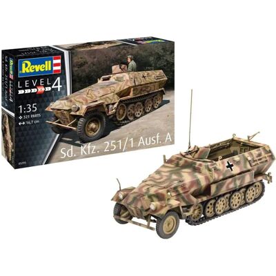 Revell Modelbouwset - Sd.Kfz. 251/1 Ausf.A - Militair Voertuig Revell Modelbouwset - Sd.Kfz. 251/1 Ausf.A - Militair Voertuig