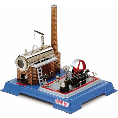 Modèle de machine à vapeur Wilesco D16 - Laiton, Cylindre Double, Fumée Authentique - Publicité Modèle de machine à vapeur Wilesco D16 - Laiton, Cylindre Double, Fumée Authentique - Publicité