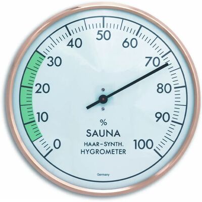 Termometro sauna TFA 40.1012 - Display analogico, Anello in metallo, Adatto per sauna Termometro sauna TFA 40.1012 - Display analogico, Anello in metallo, Adatto per sauna