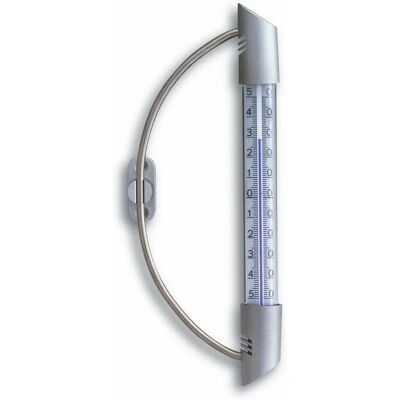 TFA Dostmann Silber Analoger Fensterthermometer - Haushaltstemperatur TFA Dostmann Silber Analoger Fensterthermometer - Haushaltstemperatur