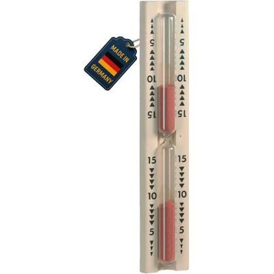 TFA Dostmann 40.1001 Relógio de areia para sauna em faia - Tipo de sauna TFA Dostmann 40.1001 Relógio de areia para sauna em faia - Tipo de sauna