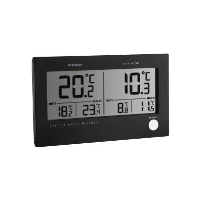 TFA-Dostmann Doppia Batteria Nera - Sensore di Temperatura TFA-Dostmann Doppia Batteria Nera - Sensore di Temperatura