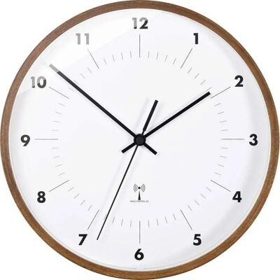 TFA Dostmann Analoge Funk Wanduhr - Holzrahmen, Schlichtes Design, Mehrfarbig TFA Dostmann Analoge Funk Wanduhr - Holzrahmen, Schlichtes Design, Mehrfarbig