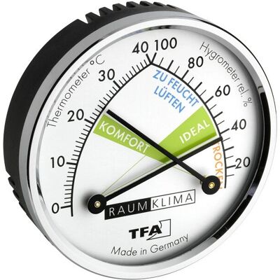 Hygromètre TFA Dostmann 45.2024 - Moniteur de climat intérieur - Publicité Hygromètre TFA Dostmann 45.2024 - Moniteur de climat intérieur - Publicité