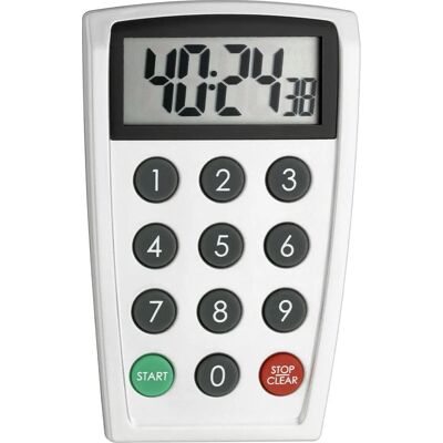 TFA Dostmann 38.2026 Digitaler Küchentimer Schwarz/Weiß - Küchentimer TFA Dostmann 38.2026 Digitaler Küchentimer Schwarz/Weiß - Küchentimer