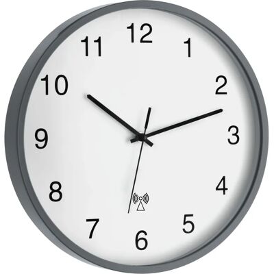 Orologio da Parete/Tavolo Rotondo Grigio TFA Dostmann - Analogico, Preciso, Minimalista Orologio da Parete/Tavolo Rotondo Grigio TFA Dostmann - Analogico, Preciso, Minimalista