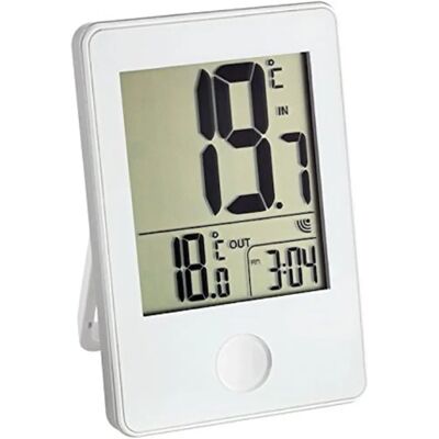 Draadloze thermometer TFA Dostmann - Binnen/Buiten, Wit Draadloze thermometer TFA Dostmann - Binnen/Buiten, Wit