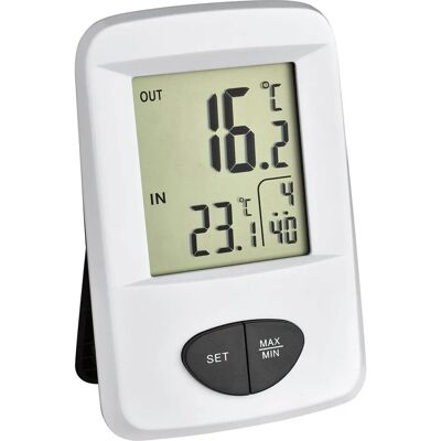 Estación meteorológica digital TFA-Dostmann 30.3061.02 Blanca con batería Estación meteorológica digital TFA-Dostmann 30.3061.02 Blanca con batería