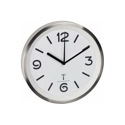 TFA Dostmann 60.3535.02 Silber Wanduhr - Funk, Automatische Nachtbeleuchtung TFA Dostmann 60.3535.02 Silber Wanduhr - Funk, Automatische Nachtbeleuchtung