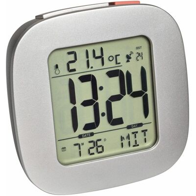 Réveil radio TFA - Jour & Temp - Anthracite Réveil radio TFA - Jour & Temp - Anthracite