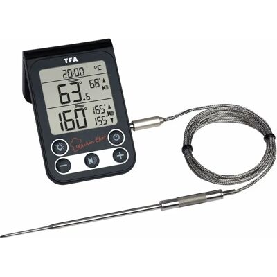 TFA-Dostmann Digital Food Thermometer -20°C to 300°C - Kitchen Probe - BBQ & Oven TFA-Dostmann Digital Food Thermometer -20°C to 300°C - Kitchen Probe - BBQ & Oven