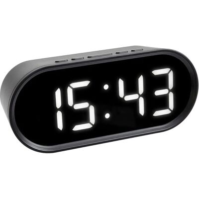 Réveil TFA Dostmann 60.2025.01 Noir avec affichage LED Réveil TFA Dostmann 60.2025.01 Noir avec affichage LED