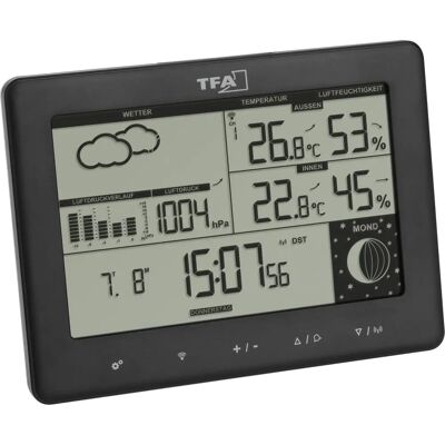 TFA-Dostmann Elements Wetterstation - Kabellose Außensensor, Mondphase TFA-Dostmann Elements Wetterstation - Kabellose Außensensor, Mondphase