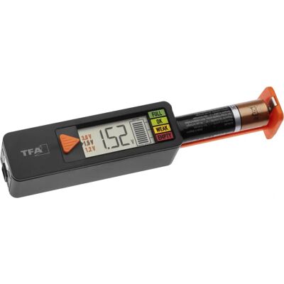 TFA-Dostmann 98.1126.01 Testeur de piles - Battery Check - Publicité TFA-Dostmann 98.1126.01 Testeur de piles - Battery Check - Publicité