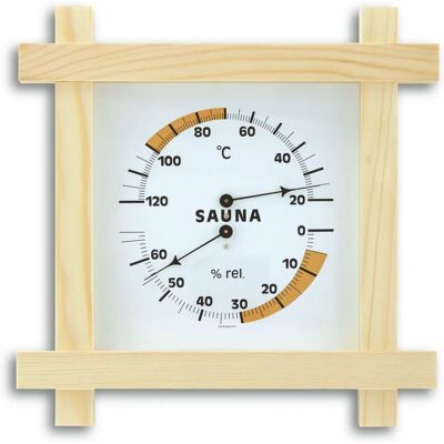 TFA Hygrometer Model 40.1008 - Natural - Sauna TFA Hygrometer Model 40.1008 - Natural - Sauna