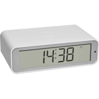TFA-Dostmann Twist Digital Alarm Clock - Radio-controlled, White TFA-Dostmann Twist Digital Alarm Clock - Radio-controlled, White