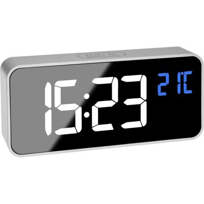 Budzik TFA Dostmann 60.2032.54 Srebro - 16 dźwięków, 2 godziny, USB ładowanie Budzik TFA Dostmann 60.2032.54 Srebro - 16 dźwięków, 2 godziny, USB ładowanie