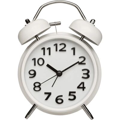 TFA Dostmann 60.1040.02 Alarm Clock - Silent Quartz White TFA Dostmann 60.1040.02 Alarm Clock - Silent Quartz White