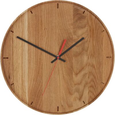 Dostmann Eichen Wanduhr - 60.3070.01 - Hochwertiges Quarz, Hergestellt in Europa Dostmann Eichen Wanduhr - 60.3070.01 - Hochwertiges Quarz, Hergestellt in Europa