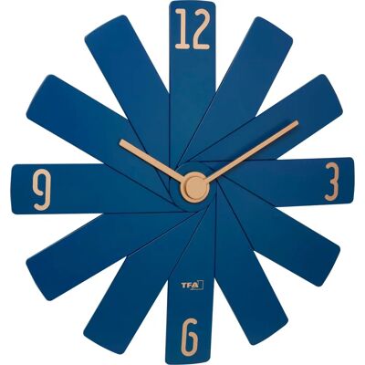 TFA Dostmann 60.3020.06 Blue Silent Wall Clock - Wall Clock TFA Dostmann 60.3020.06 Blue Silent Wall Clock - Wall Clock