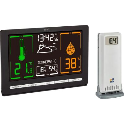 TFA Dostmann Meteochrome Schwarze Wetterstation - Wetterstation TFA Dostmann Meteochrome Schwarze Wetterstation - Wetterstation