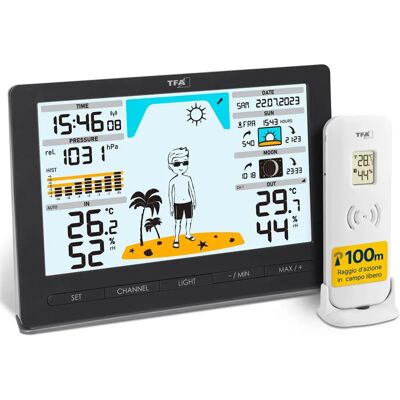 TFA Dostmann - Estación Meteorológica Inalámbrica - Predicciones y Temperatura TFA Dostmann - Estación Meteorológica Inalámbrica - Predicciones y Temperatura