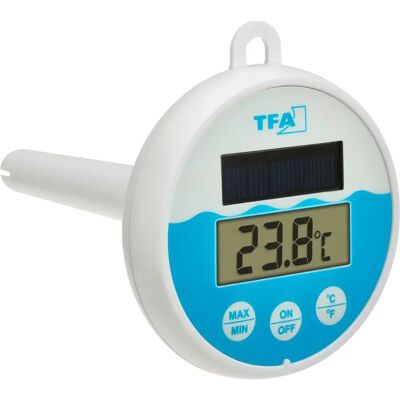 TFA Dostmann Thermomètre de piscine solaire turquoise - Thermomètre de piscine TFA Dostmann Thermomètre de piscine solaire turquoise - Thermomètre de piscine