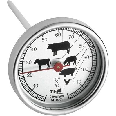 TFA-Dostmann 14.1002.60.90 Lebensmittelthermometer - Edelstahl, Analog TFA-Dostmann 14.1002.60.90 Lebensmittelthermometer - Edelstahl, Analog