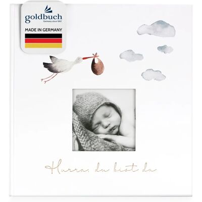 Goldbuch Baby Fotoalbum - Weiß, 60 Seiten - Erste Monate Erinnerungen Goldbuch Baby Fotoalbum - Weiß, 60 Seiten - Erste Monate Erinnerungen